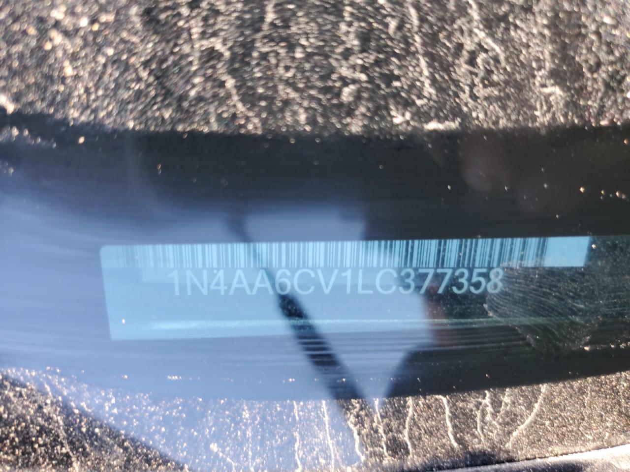 2020 Nissan Maxima Sv VIN: 1N4AA6CV1LC377358 Lot: 80829665