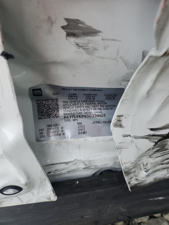 2025 Chevrolet Trax Ls VIN: KL77LFEP6SC134928 Lot: 81764425