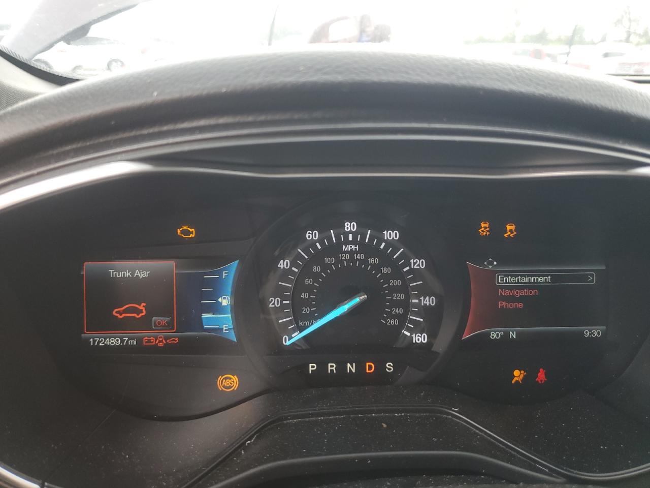 2020 Ford Fusion Titanium VIN: 3FA6P0K93LR134092 Lot: 71906005