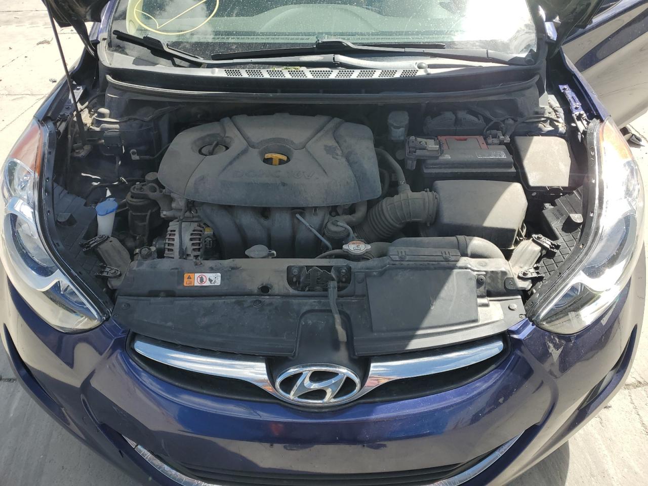 2013 Hyundai Elantra Gls VIN: 5NPDH4AEXDH222243 Lot: 80374325
