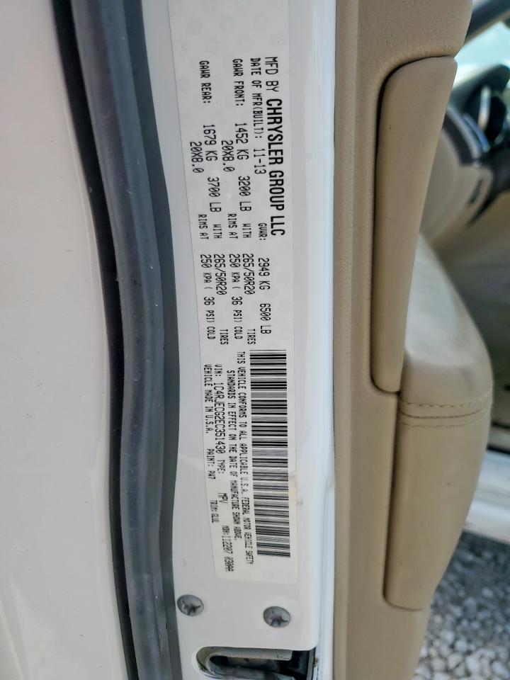 2014 Jeep Grand Cherokee Overland VIN: 1C4RJECG2EC351430 Lot: 84252665