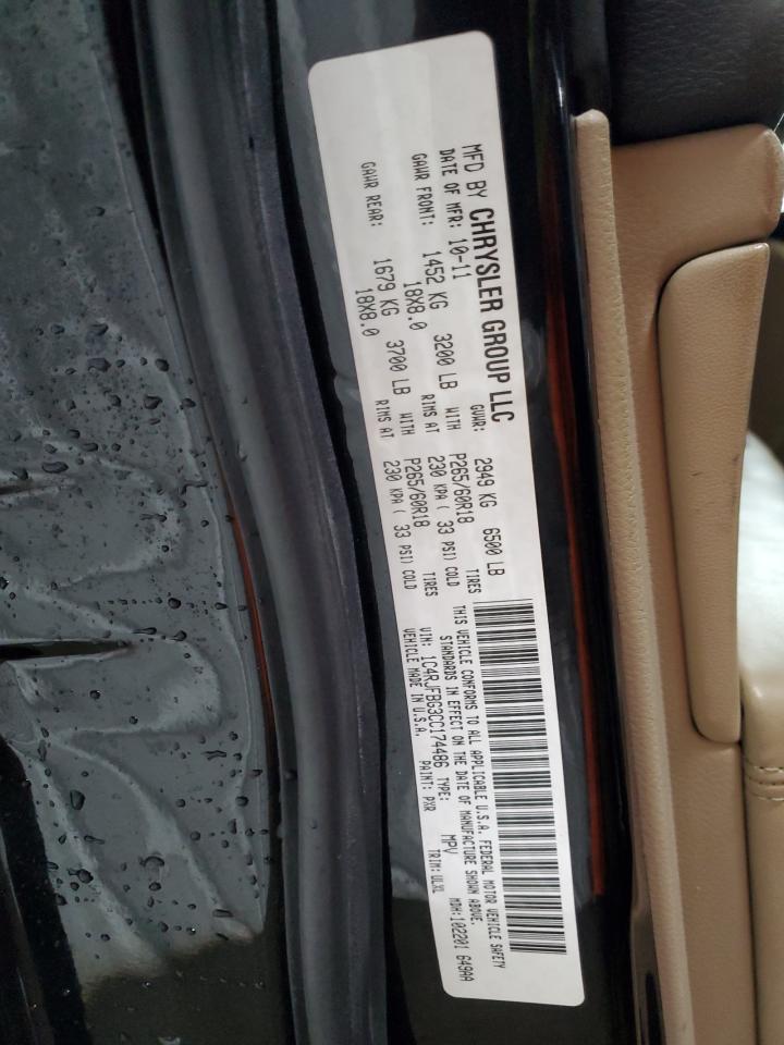 2012 Jeep Grand Cherokee Limited VIN: 1C4RJFBG3CC174486 Lot: 82033435