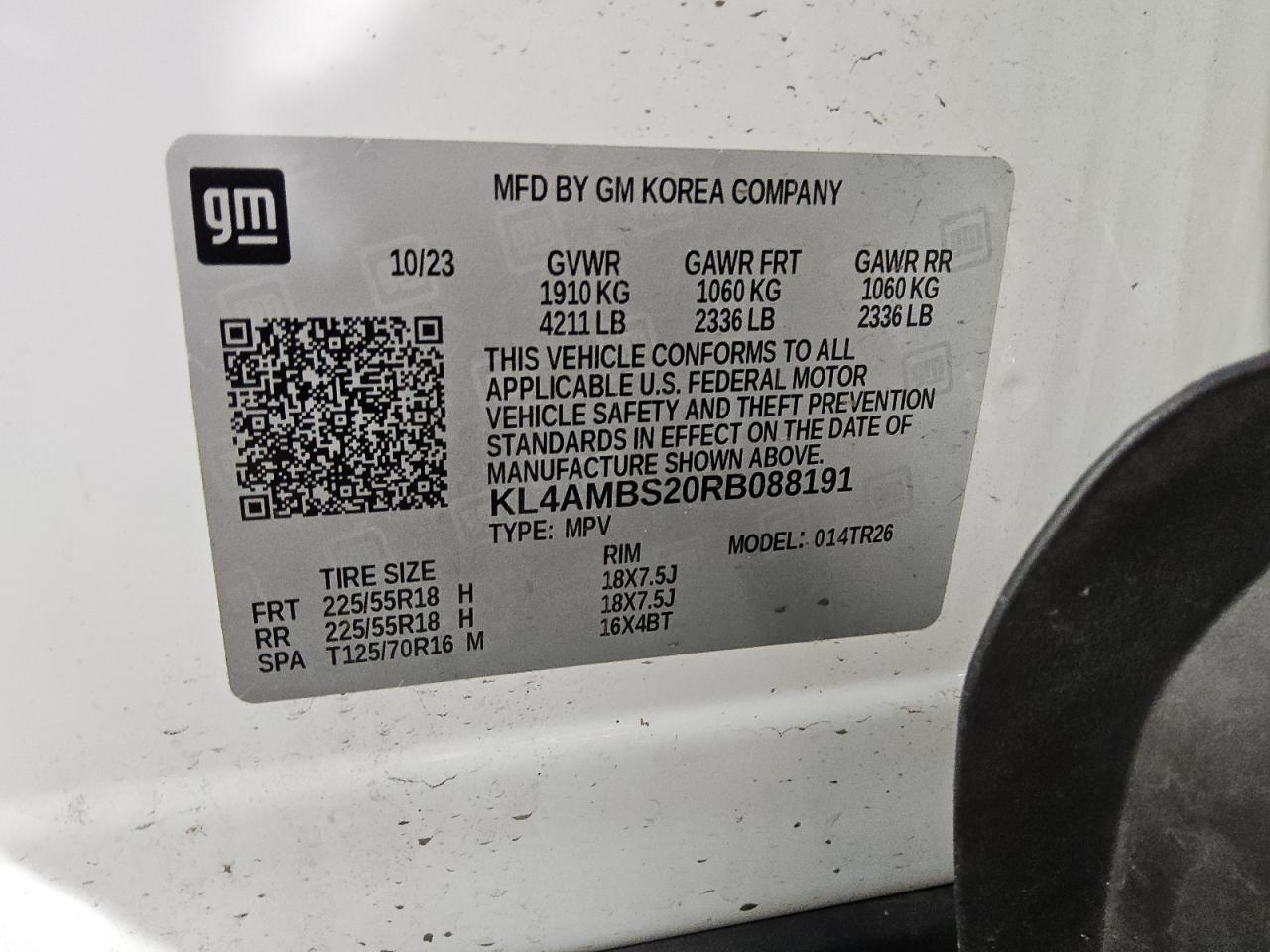 2024 Buick Encore Gx Preferred VIN: KL4AMBS20RB088191 Lot: 71044635