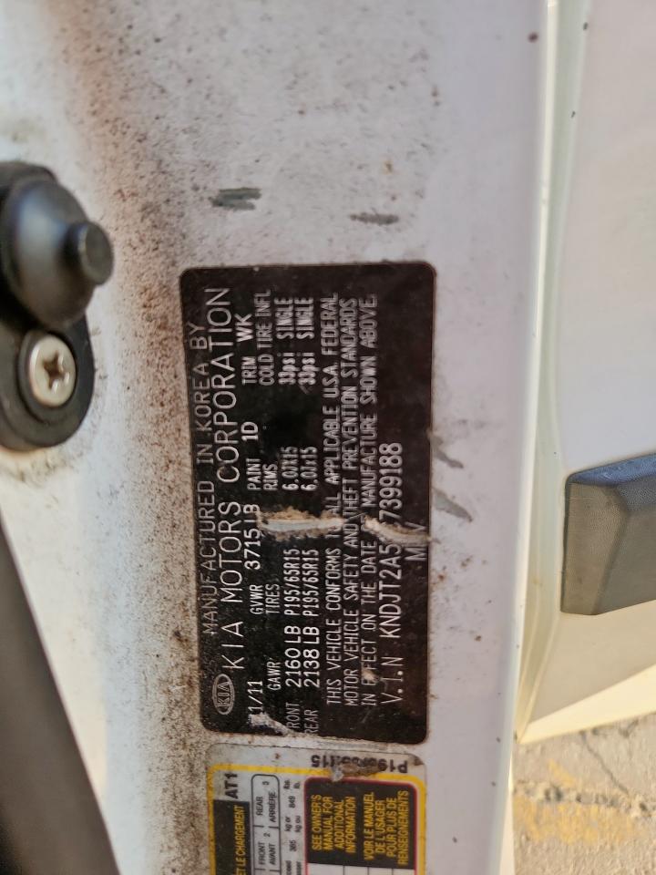 2012 Kia Soul VIN: KNDJT2A51C7399188 Lot: 81093525