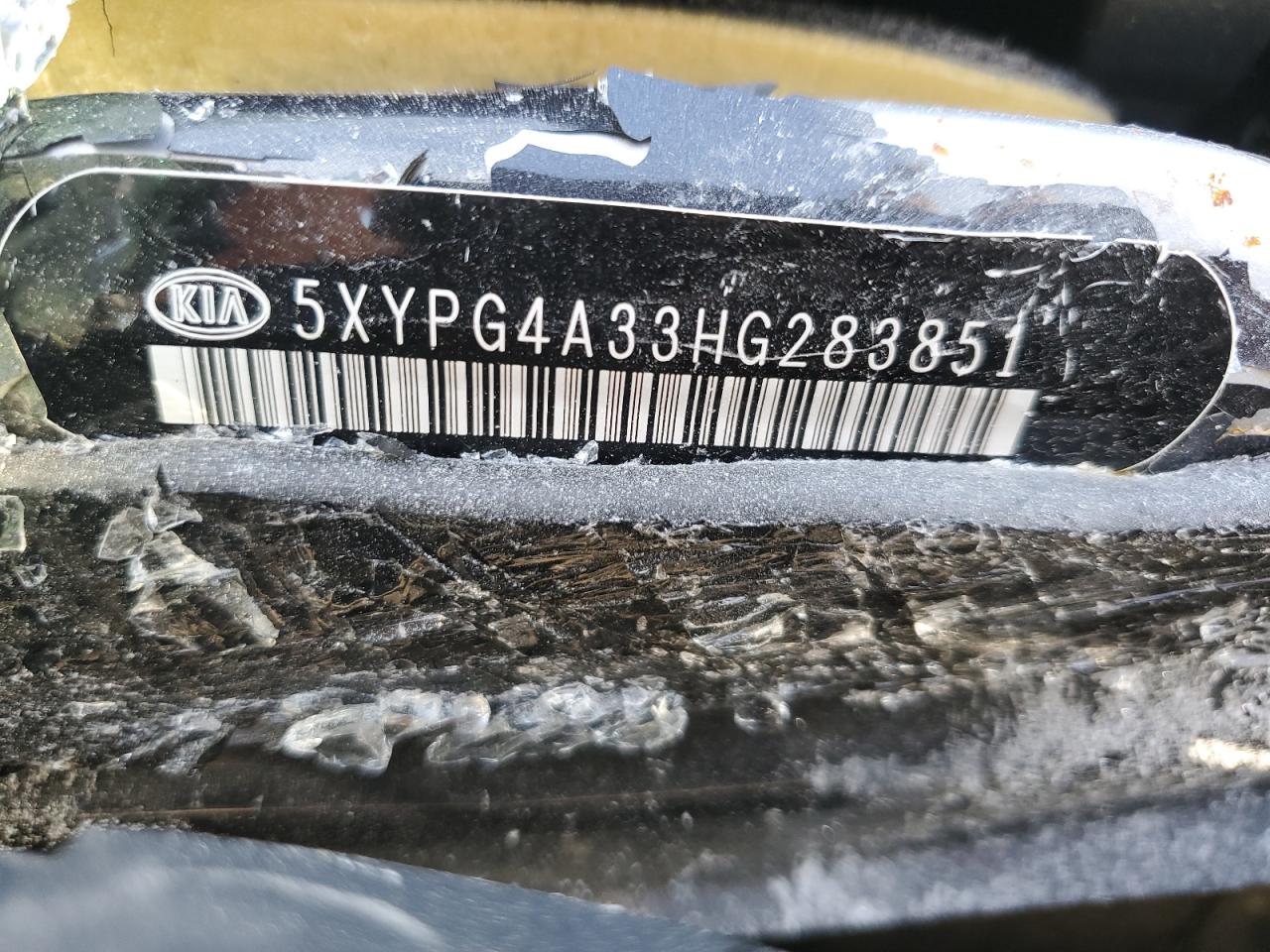 2017 Kia Sorento Lx VIN: 5XYPG4A33HG283851 Lot: 80449065