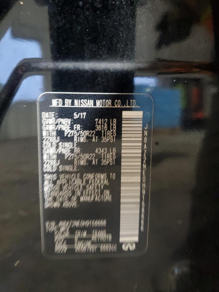 2017 Infiniti Qx80 Base VIN: JN8AZ2NE0H9158666 Lot: 81659415