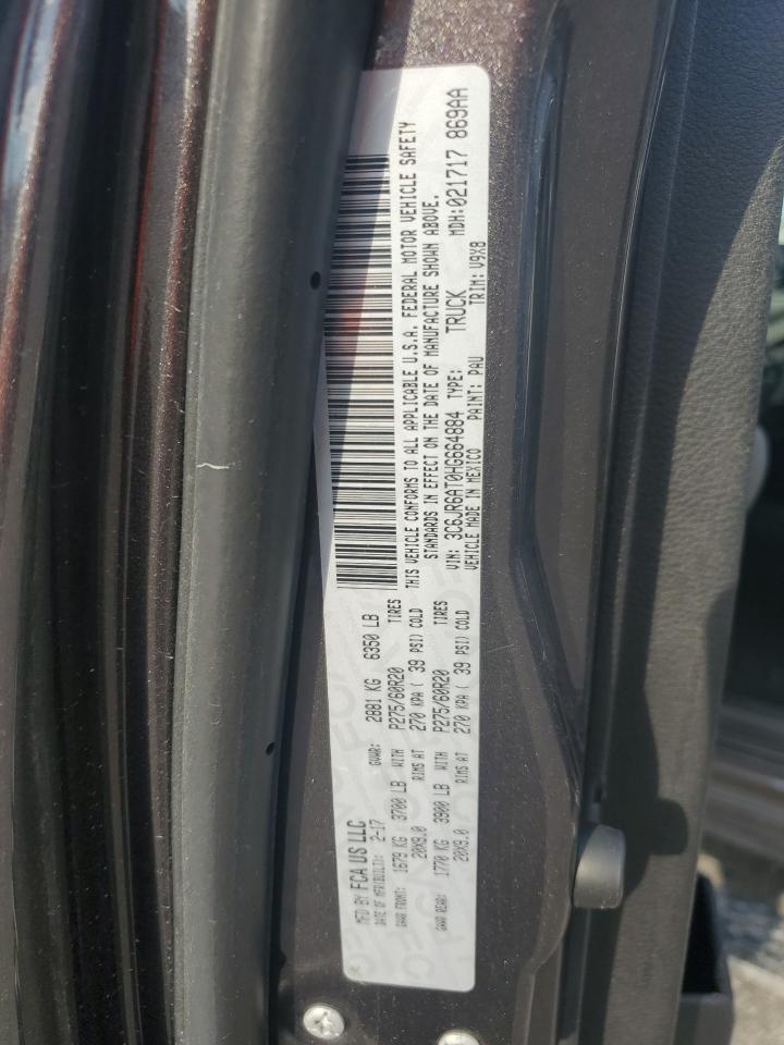 2017 Ram 1500 St VIN: 3C6JR6AT0HG664884 Lot: 81846135