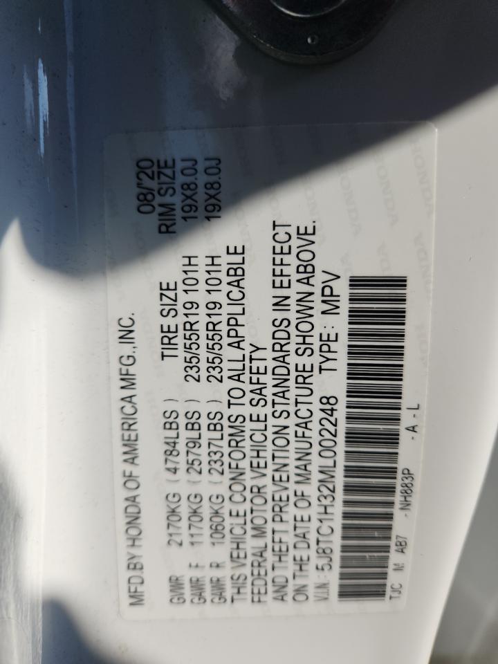 2021 Acura Rdx VIN: 5J8TC1H32ML002248 Lot: 71159015