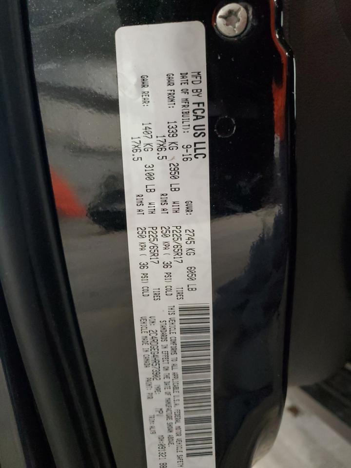 2017 Dodge Grand Caravan Gt VIN: 2C4RDGEG4HR573902 Lot: 81453115