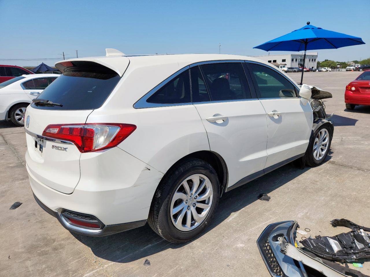 2018 Acura Rdx white null gas 5J8TB3H33JL007470 photo #4