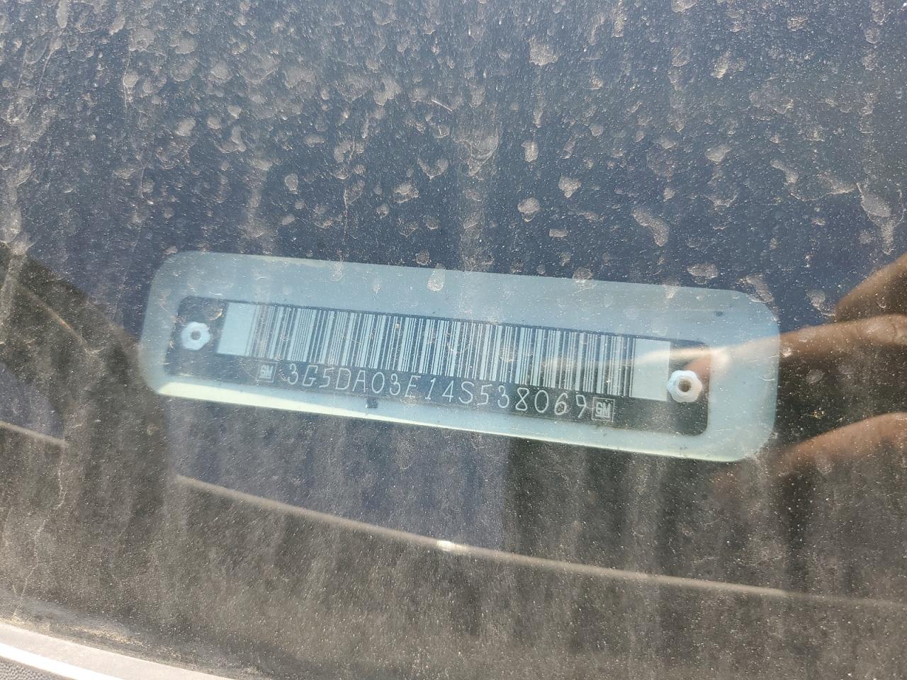 2004 Buick Rendezvous Cx VIN: 3G5DA03E14S538069 Lot: 84273165