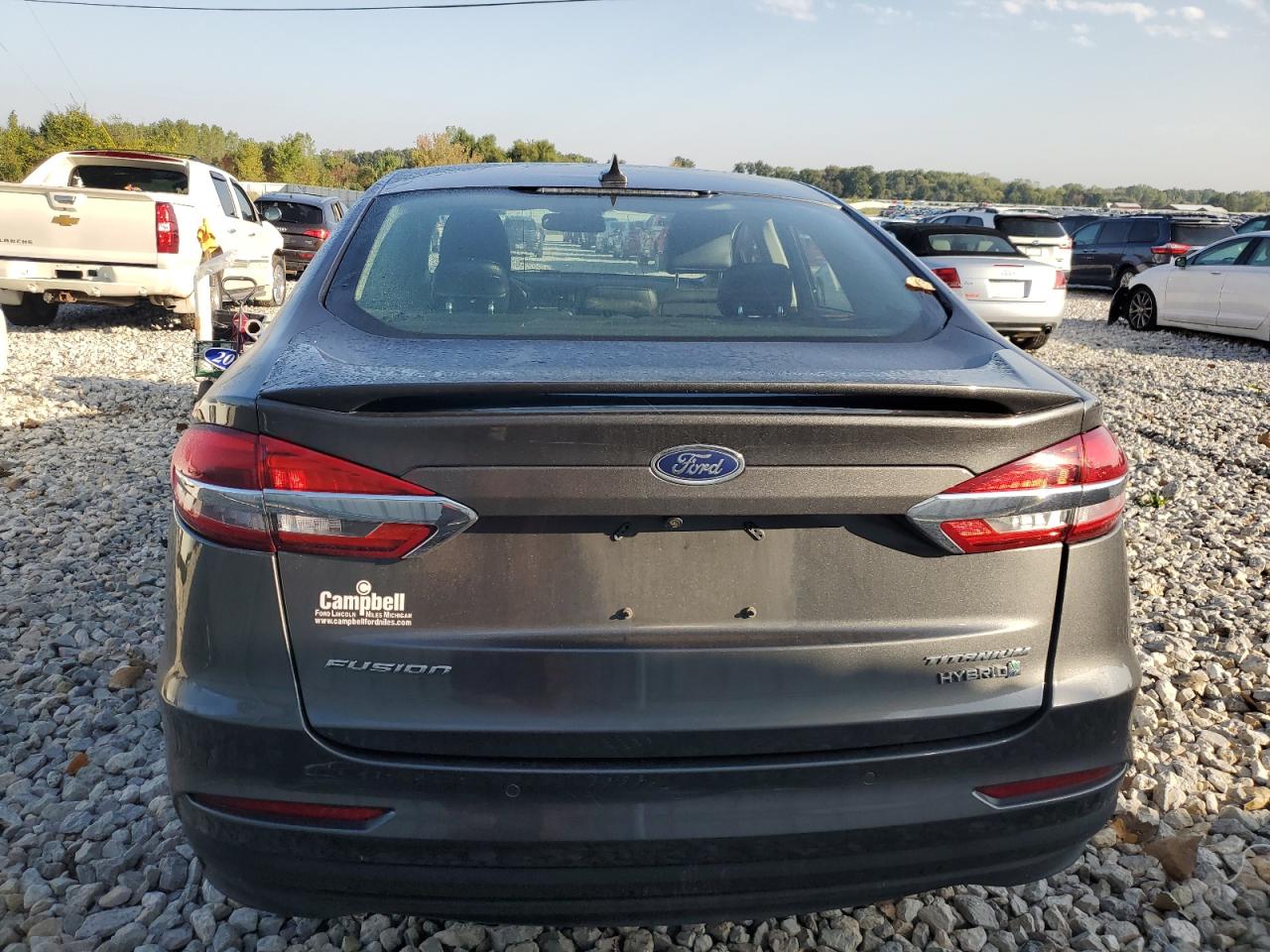 2019 Ford Fusion Titanium VIN: 3FA6P0RU6KR198023 Lot: 81766845