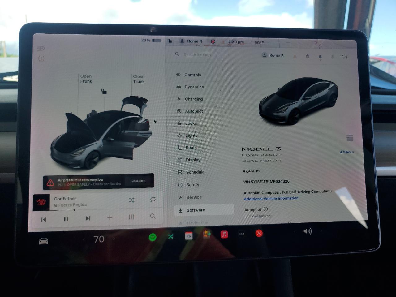 2021 Tesla Model 3 VIN: 5YJ3E1EB1MF034826 Lot: 84444945