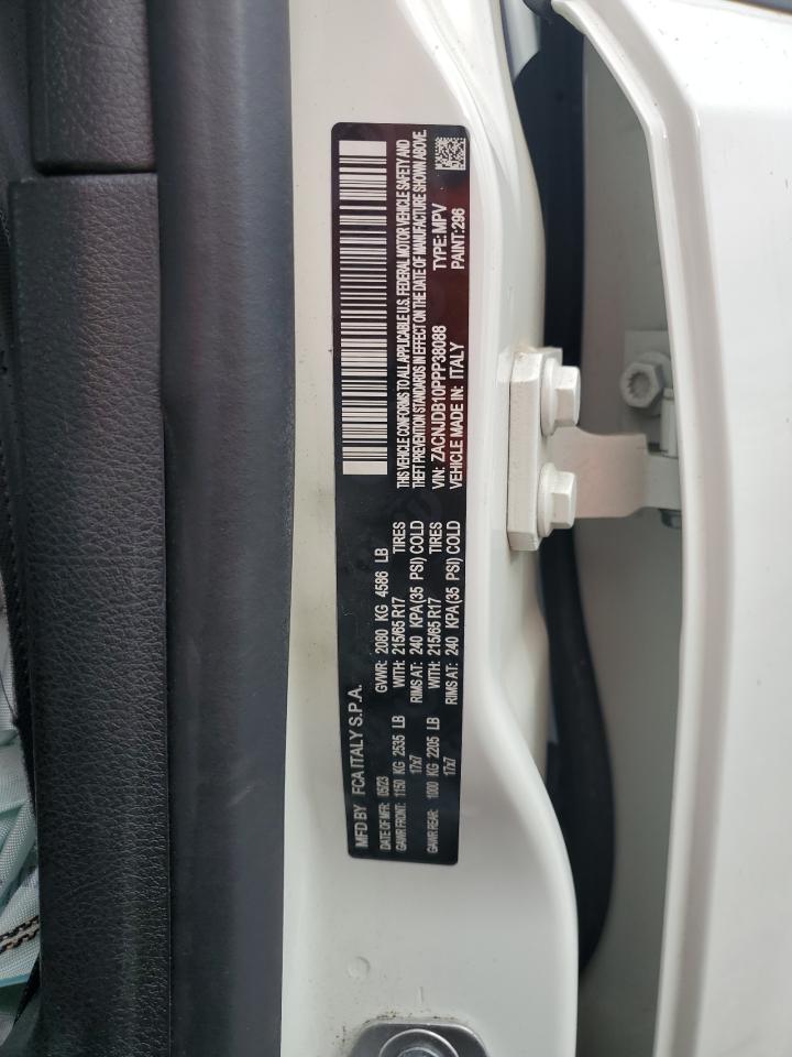 2023 Jeep Renegade Latitude VIN: ZACNJDB10PPP38088 Lot: 80443635