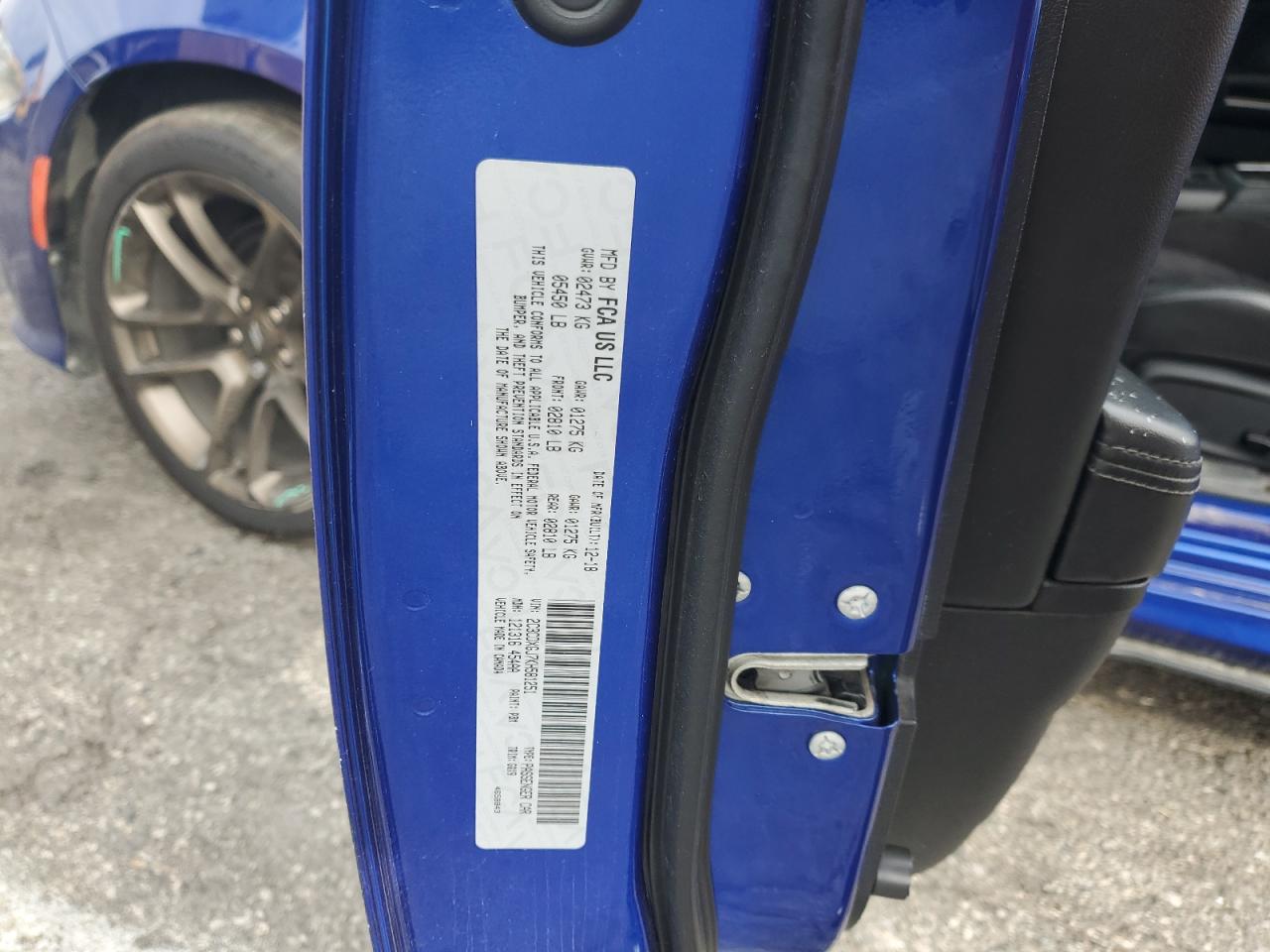 2019 Dodge Charger Scat Pack VIN: 2C3CDXGJ7KH581251 Lot: 81956315