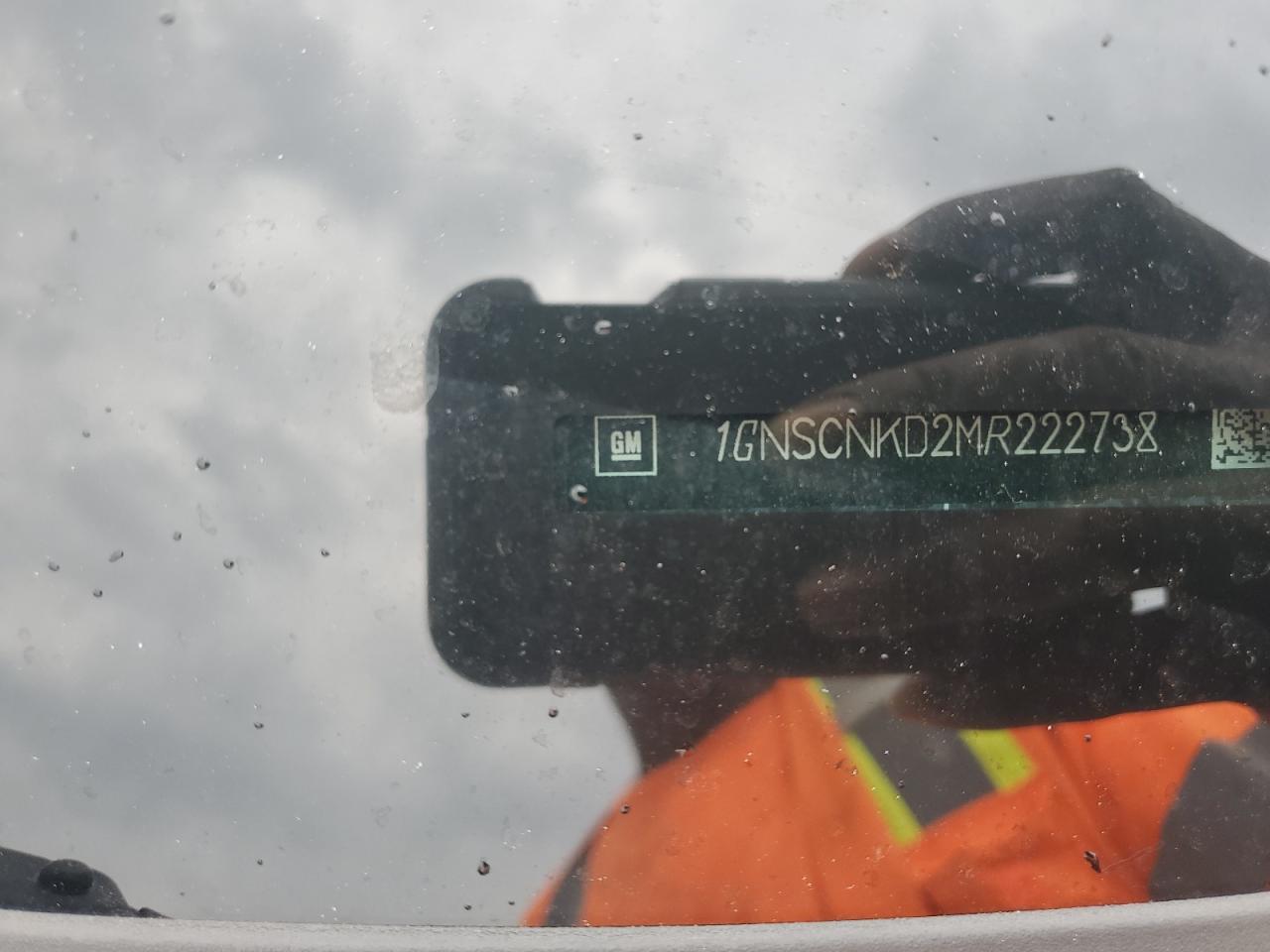 2021 Chevrolet Tahoe C1500 Lt VIN: 1GNSCNKD2MR222738 Lot: 81114925