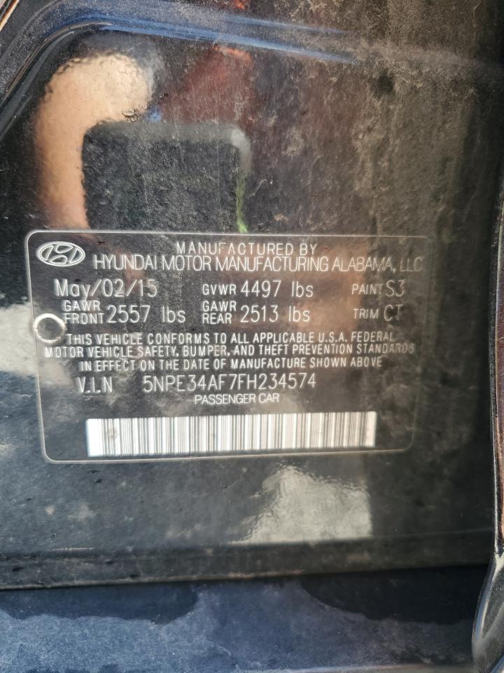 2015 Hyundai Sonata Sport VIN: 5NPE34AF7FH234574 Lot: 80663415