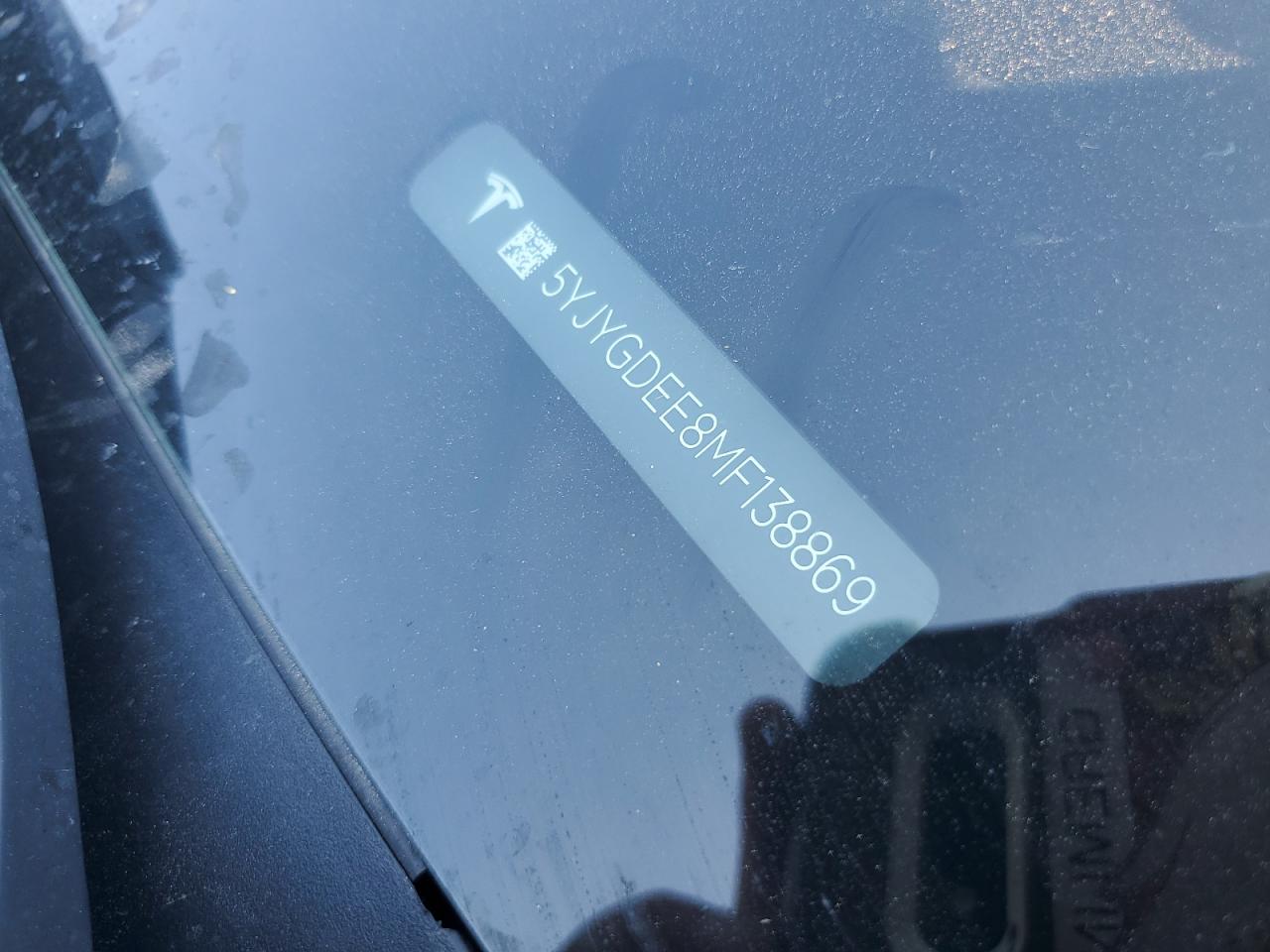 2021 Tesla Model Y VIN: 5YJYGDEE8MF138869 Lot: 80815245