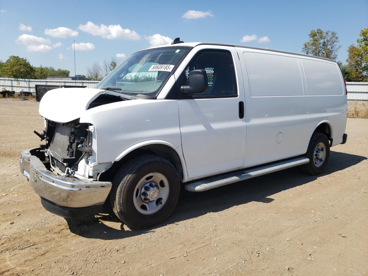 CHEVROLET EXPRESS 2023. Lot# 80609185. VIN 1GCWGAFP9P1220645. Photo 1