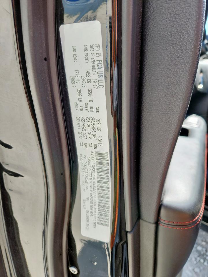 2018 Dodge Durango R/T VIN: 1C4SDHCT3JC205538 Lot: 82076935