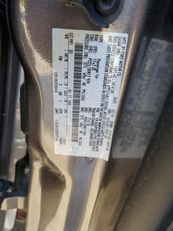 2014 Ford C-Max Sel VIN: 1FADP5BU7EL505393 Lot: 80453015