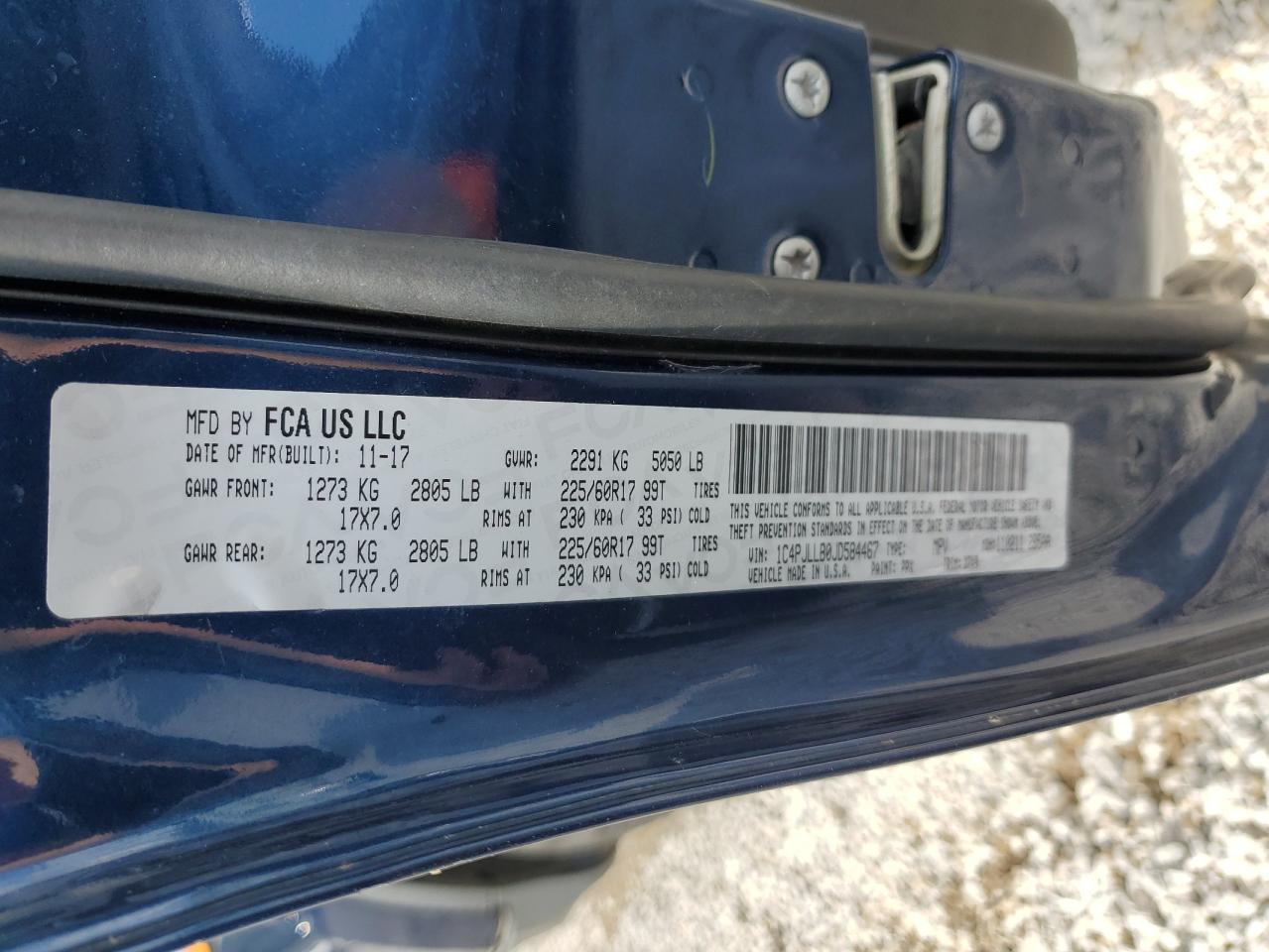 2018 Jeep Cherokee Latitude Plus VIN: 1C4PJLLB0JD584467 Lot: 83855795