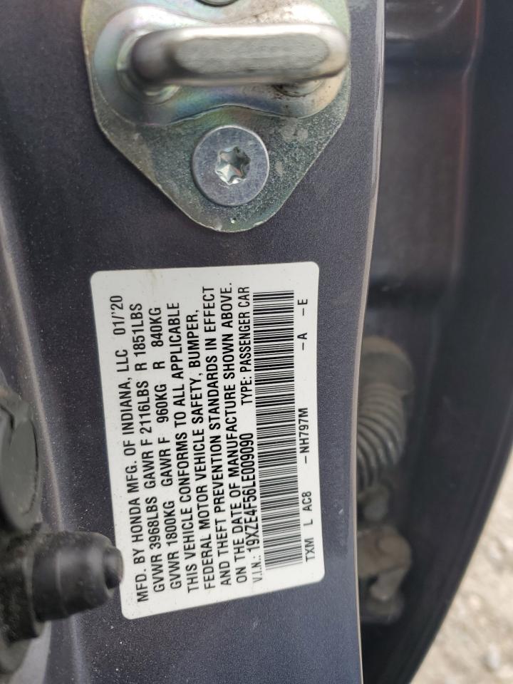 2020 Honda Insight Ex VIN: 19XZE4F56LE009090 Lot: 81873145