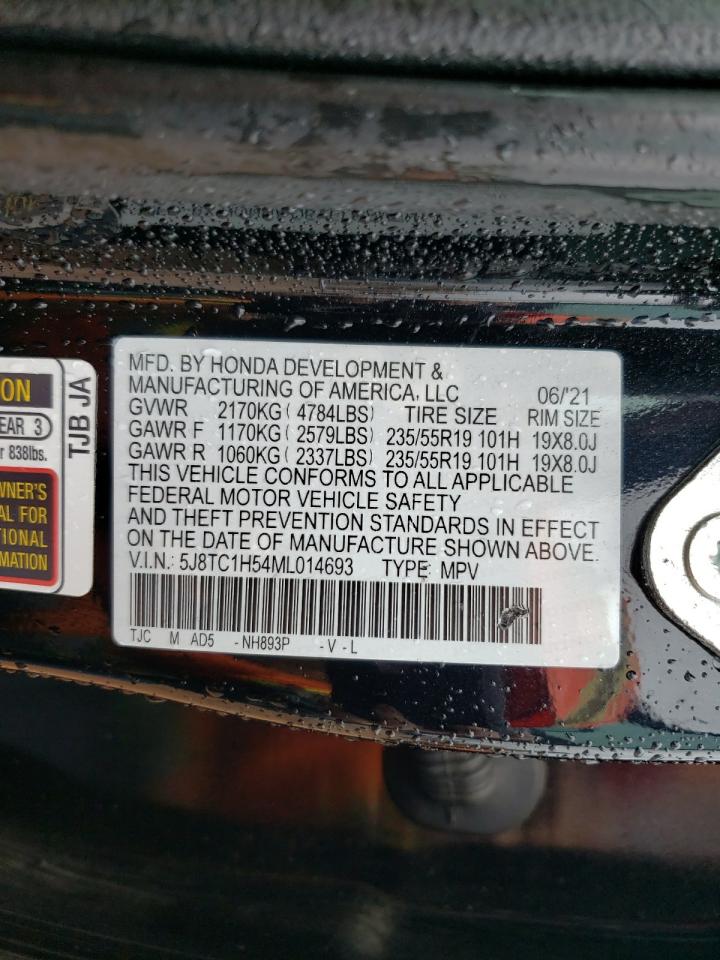 2021 Acura Rdx Technology VIN: 5J8TC1H54ML014693 Lot: 81933095