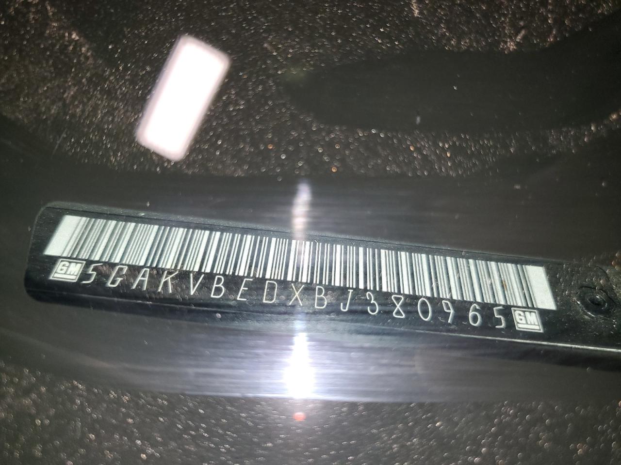 2011 Buick Enclave Cxl VIN: 5GAKVBEDXBJ380965 Lot: 71543485