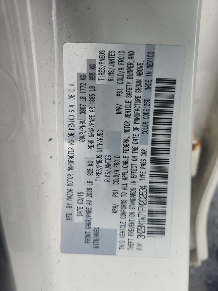 2015 Mazda 3 Grand Touring VIN: 3MZBM1W71FM202534 Lot: 83963405