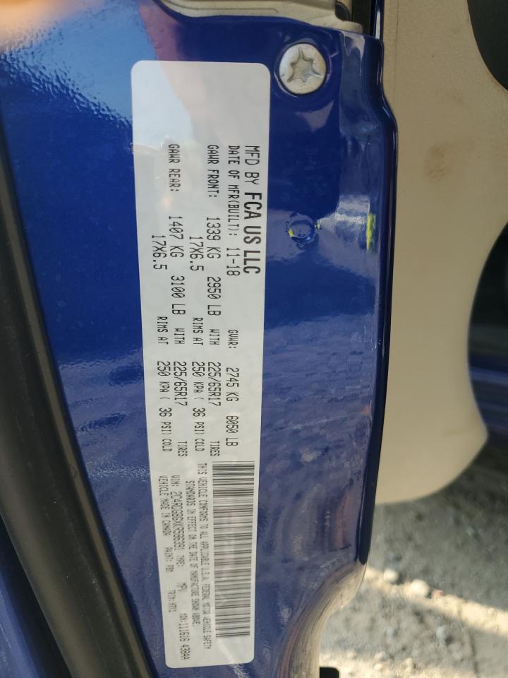 2019 Dodge Grand Caravan Se VIN: 2C4RDGBGXKR586391 Lot: 81548285