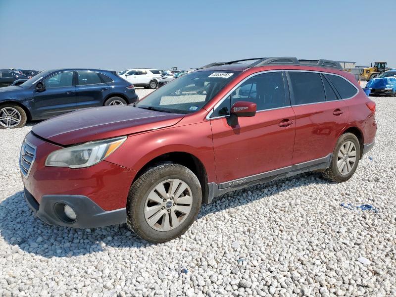  SUBARU OUTBACK 2017 Czerwony