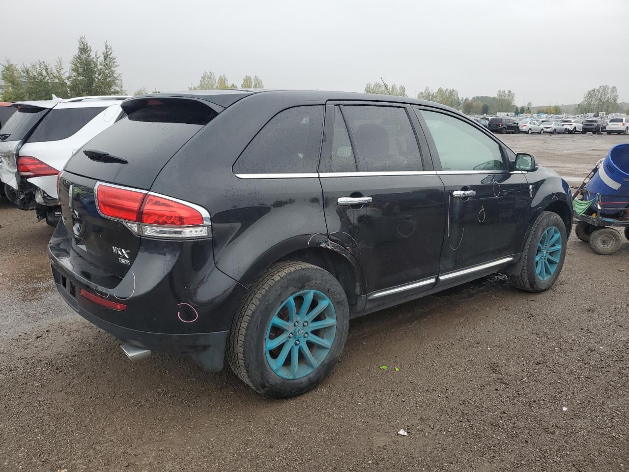 2015 Lincoln Mkx black suv gasoline 2LMDJ8JK3FBL27688 photo #4