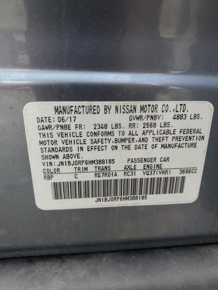 2017 Infiniti Qx50 VIN: JN1BJ0RP6HM388185 Lot: 82146305