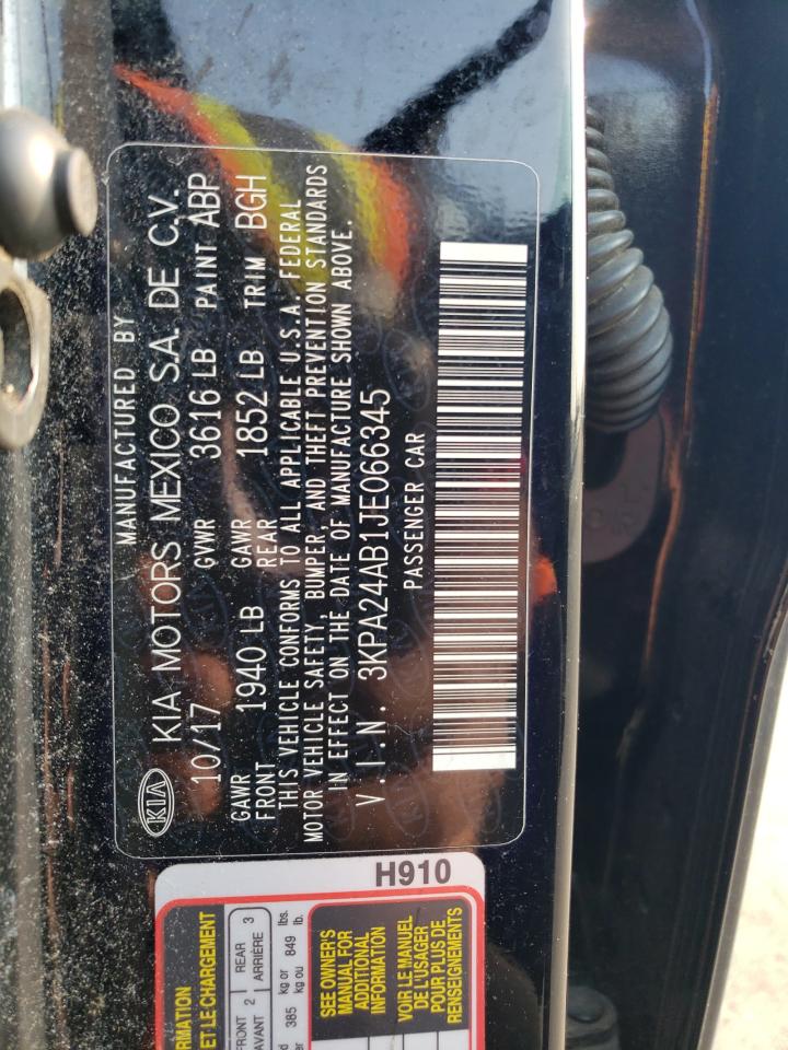 2018 Kia Rio Lx VIN: 3KPA24AB1JE066345 Lot: 71135845