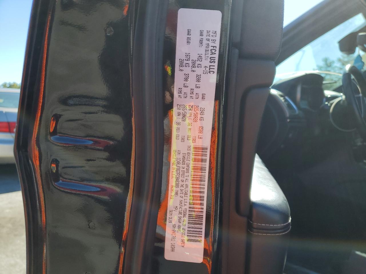 2015 Jeep Grand Cherokee Limited VIN: 1C4RJFBG7FC846389 Lot: 81627255