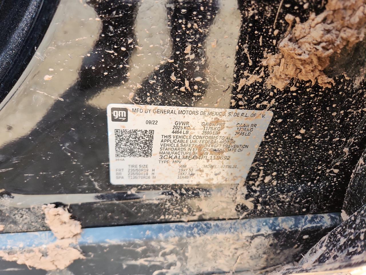 2023 GMC Terrain Sle VIN: 3GKALMEG4PL118692 Lot: 71227125