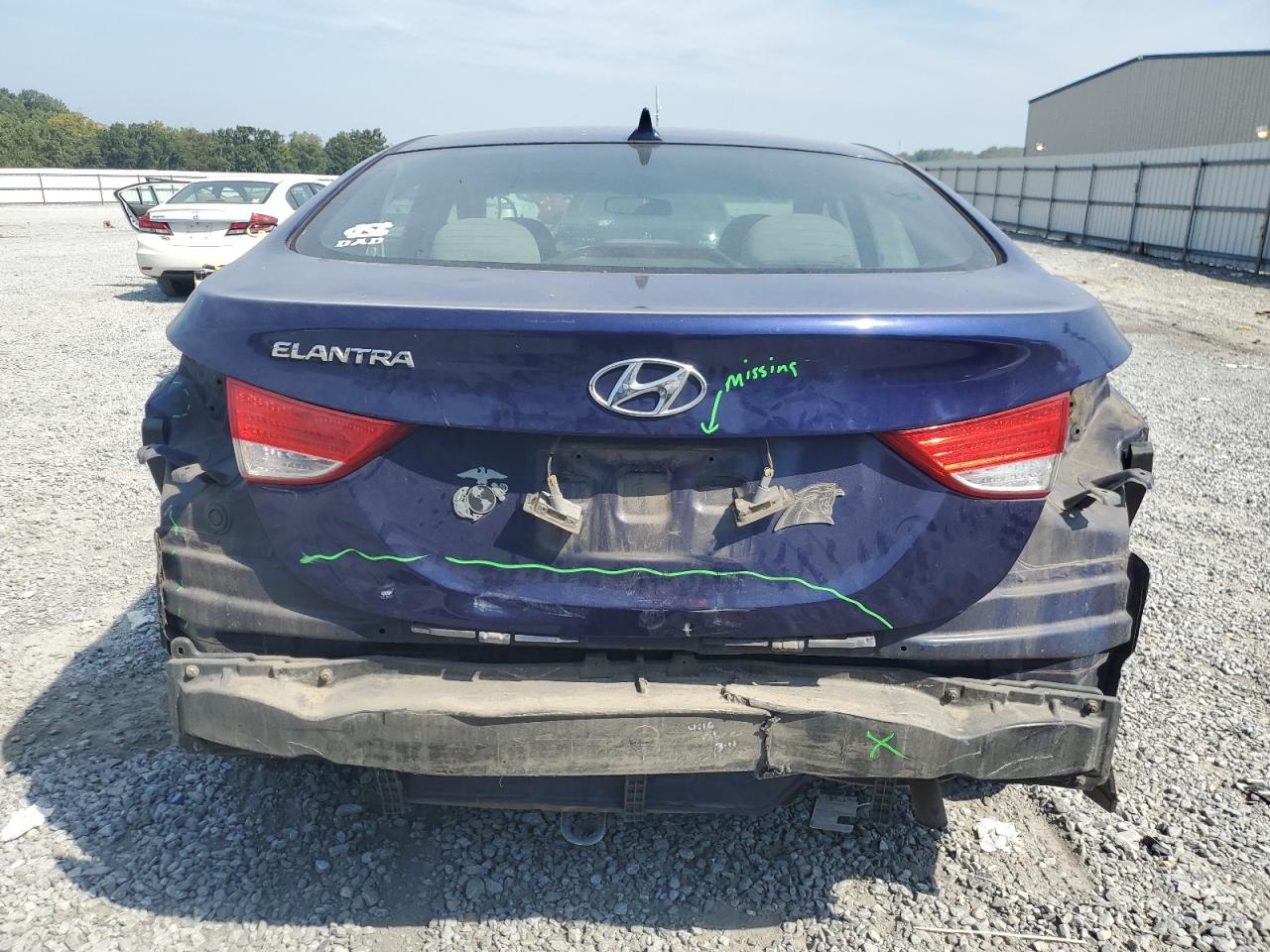 2012 Hyundai Elantra Gls VIN: 5NPDH4AE0CH077955 Lot: 82022935