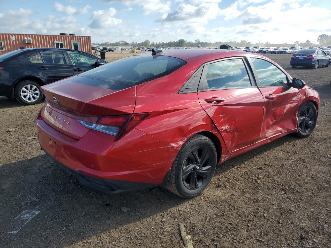 2022 Hyundai Elantra Sel red null gasoline 5NPLS4AGXNH077205 photo #4