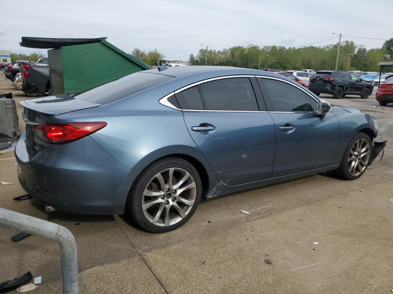 2014 Mazda 6 Grand Touring blue null gasoline JM1GJ1W58E1103737 photo #4