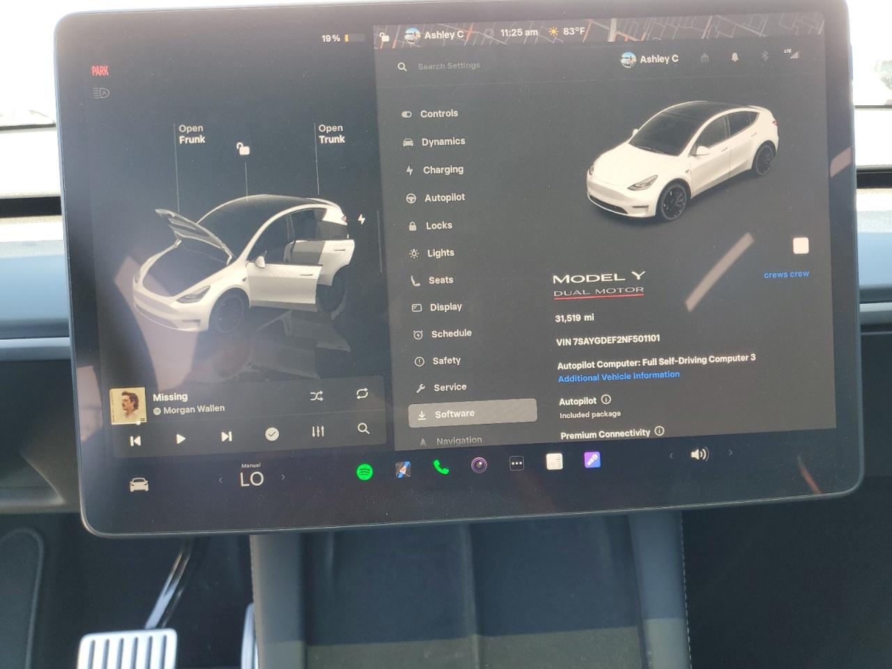 2022 Tesla Model Y VIN: 7SAYGDEF2NF501101 Lot: 71231985