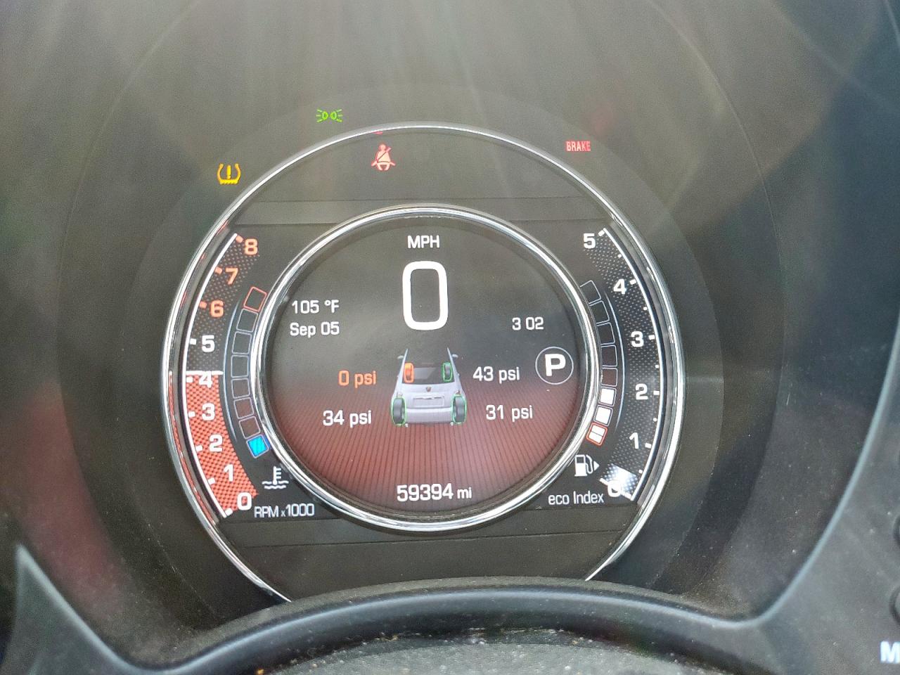 2015 Fiat 500 Abarth VIN: 3C3CFFJH7FT756928 Lot: 71896105