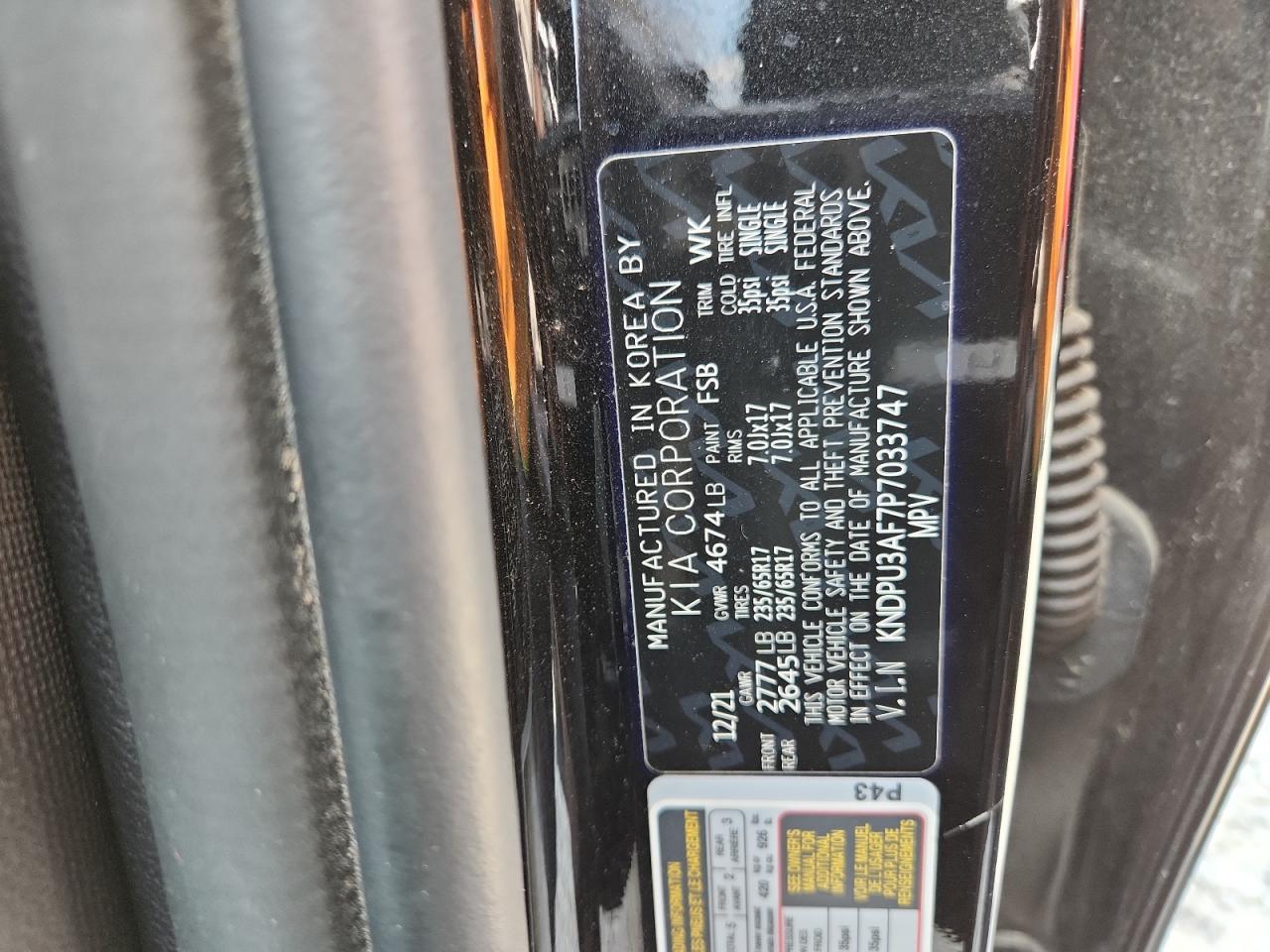 2023 Kia Sportage Lx VIN: KNDPU3AF7P7033747 Lot: 80897205