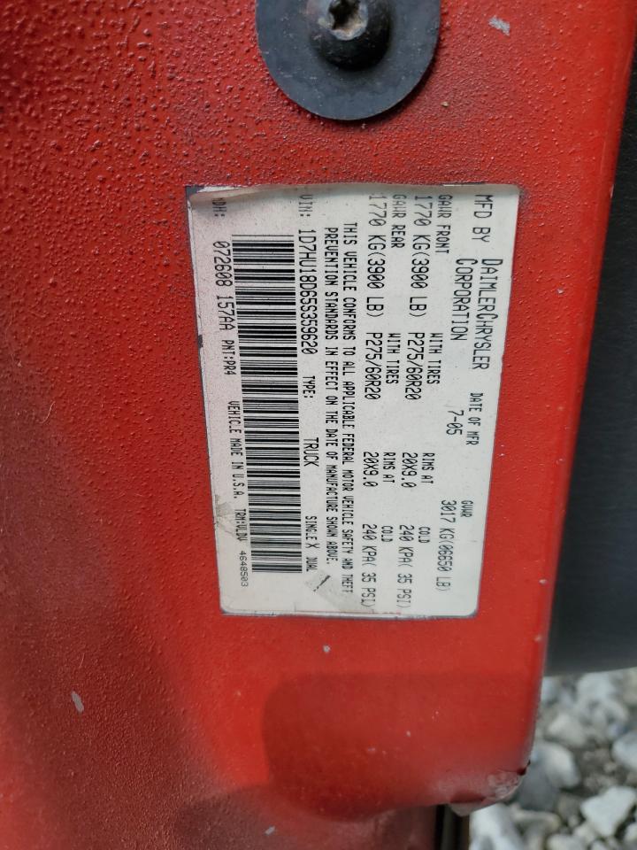 2005 Dodge Ram 1500 St VIN: 1D7HU18D65S359620 Lot: 81641155