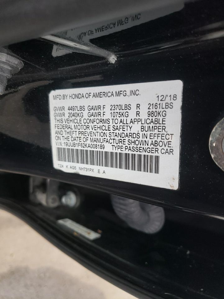 2019 Acura Tlx Technology VIN: 19UUB1F62KA008189 Lot: 81423595