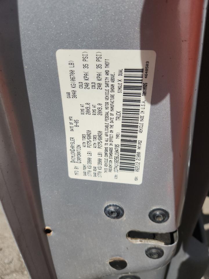 2006 Dodge Ram 1500 St VIN: 1D7HU18256J104785 Lot: 80253965