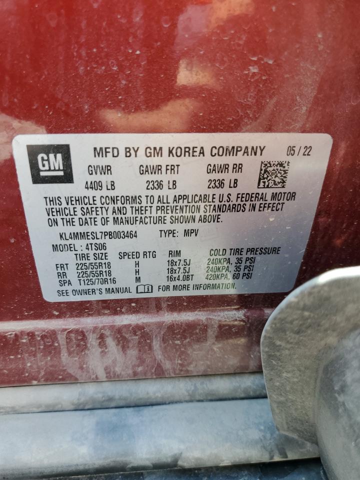 2023 Buick Encore Gx Select VIN: KL4MMESL7PB003464 Lot: 80199985