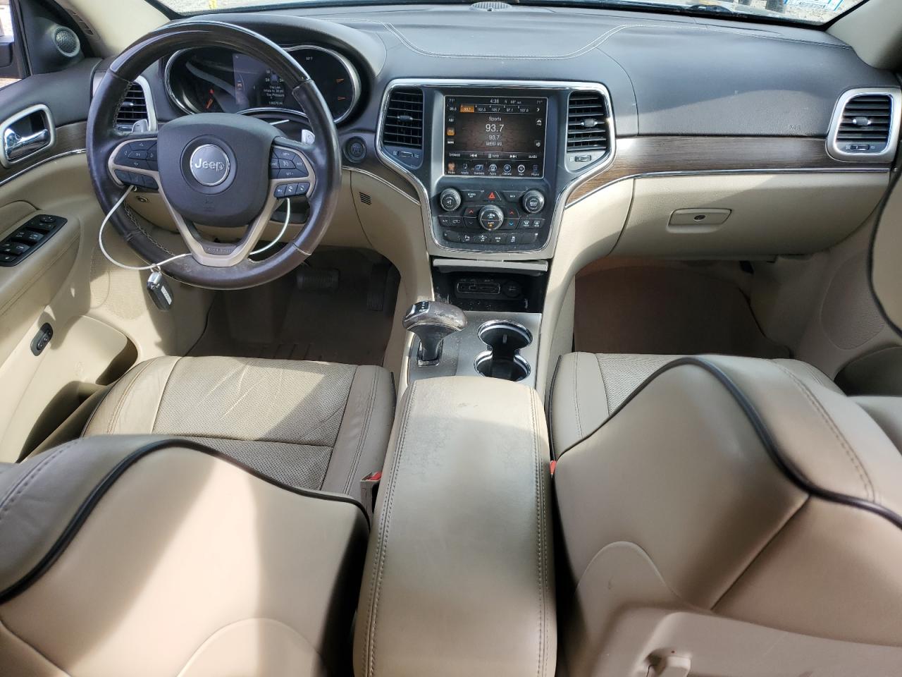 2014 Jeep Grand Cherokee Overland VIN: 1C4RJFCT4EC105580 Lot: 71503625