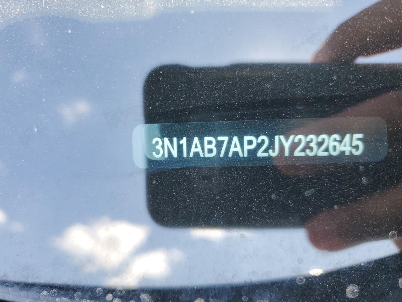 2018 Nissan Sentra S VIN: 3N1AB7AP2JY232645 Lot: 71564345