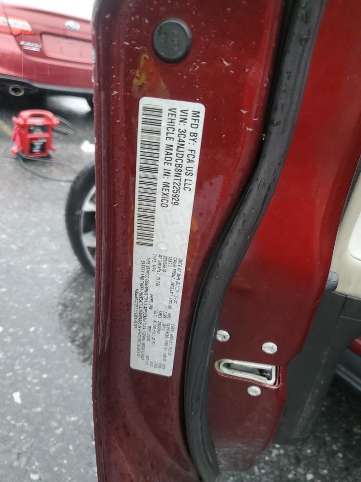 2022 Jeep Compass Limited VIN: 3C4NJDCB8NT225929 Lot: 84207015